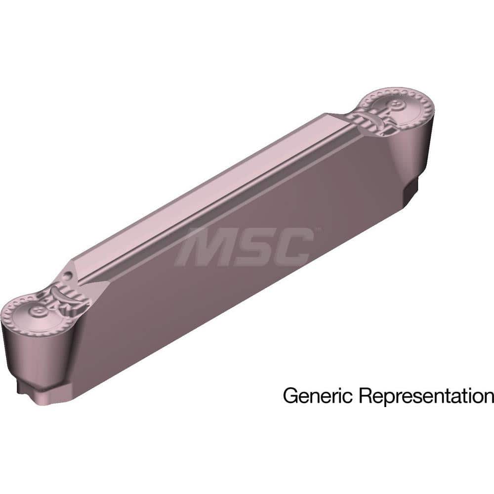 Grooving Insert: GCM2010RN AC520U, Solid Carbide Super ZX Finish, Neutral, 2 mm Cutting Width, 20 mm Max Depth, Series GND