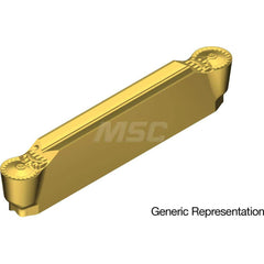 Grooving Insert: GCM6030RN AC425K, Solid Carbide Super FF Finish, Neutral, 6 mm Cutting Width, 25 mm Max Depth, Series GND
