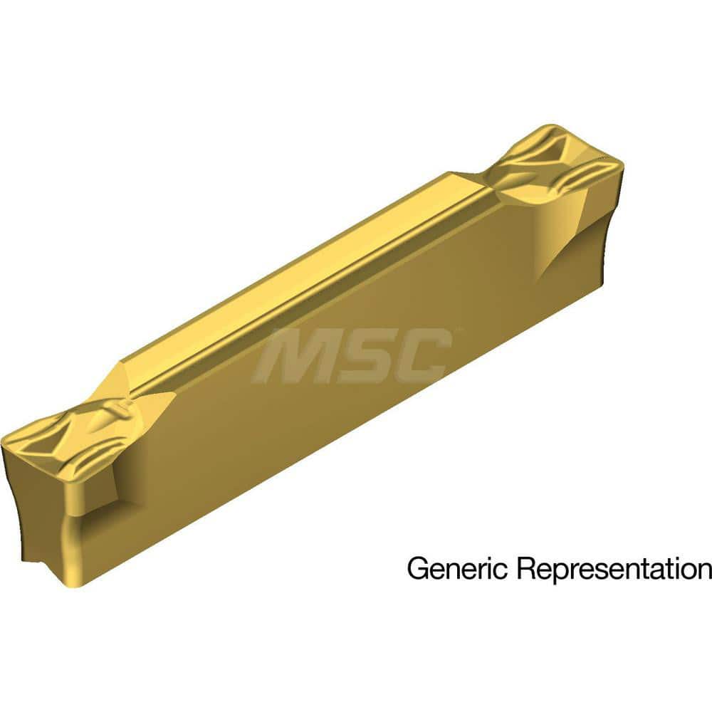 Grooving Insert: GCM7008MG AC425K, Solid Carbide Super FF Finish, Neutral, 7 mm Cutting Width, 25 mm Max Depth, Series GND