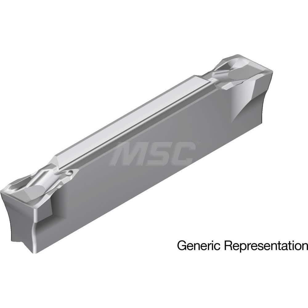 Grooving Insert: GCM4002CG AC8035P, Solid Carbide Absotech Finish, Right Hand, 4 mm Cutting Width, 25 mm Max Depth, Series GND