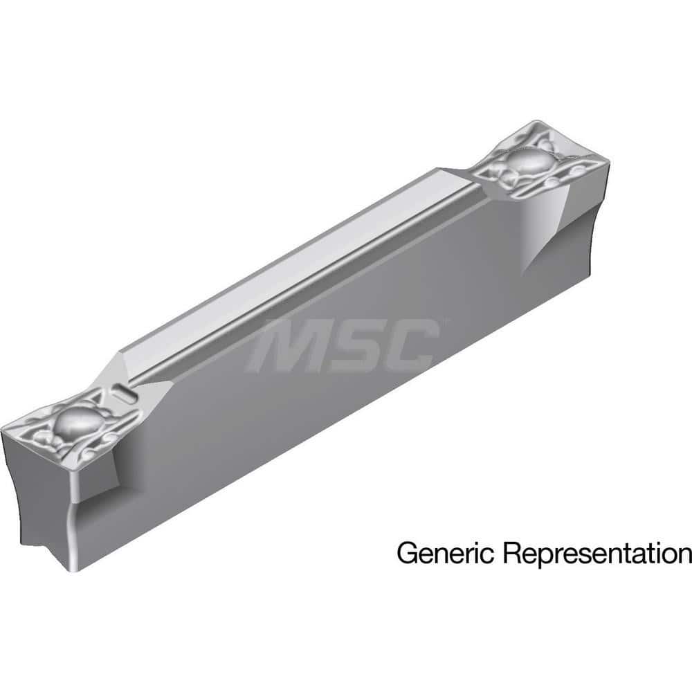 Grooving Insert: GCM4004ML T2500A, Cermet Uncoated, Neutral, 4 mm Cutting Width, 25 mm Max Depth, Series GND