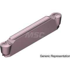 Grooving Insert: GCM6030RN AC530U, Solid Carbide Super ZX Finish, Neutral, 6 mm Cutting Width, 25 mm Max Depth, Series GND