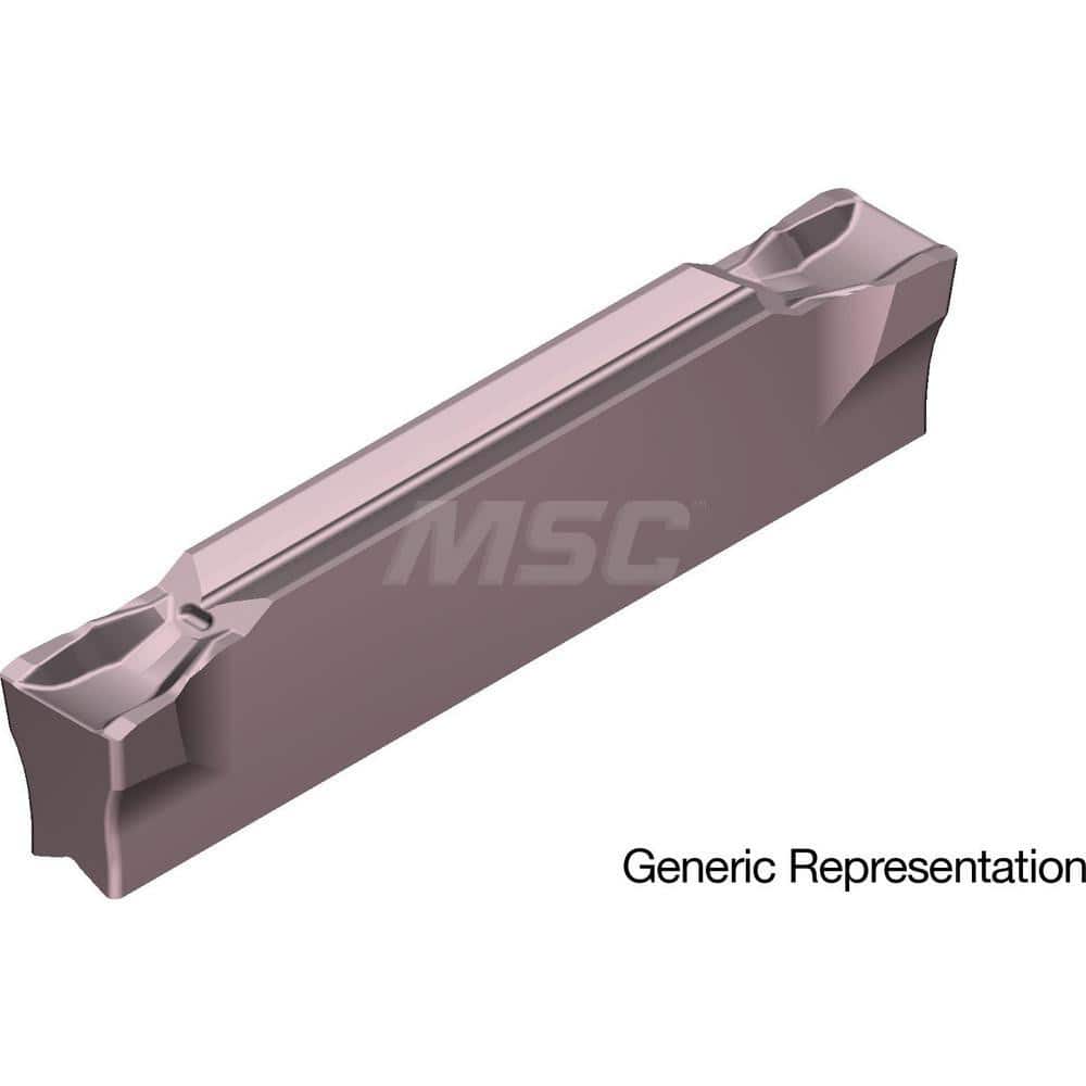 Grooving Insert: GCM7004GG AC530U, Solid Carbide Super ZX Finish, Neutral, 7 mm Cutting Width, 25 mm Max Depth, Series GND