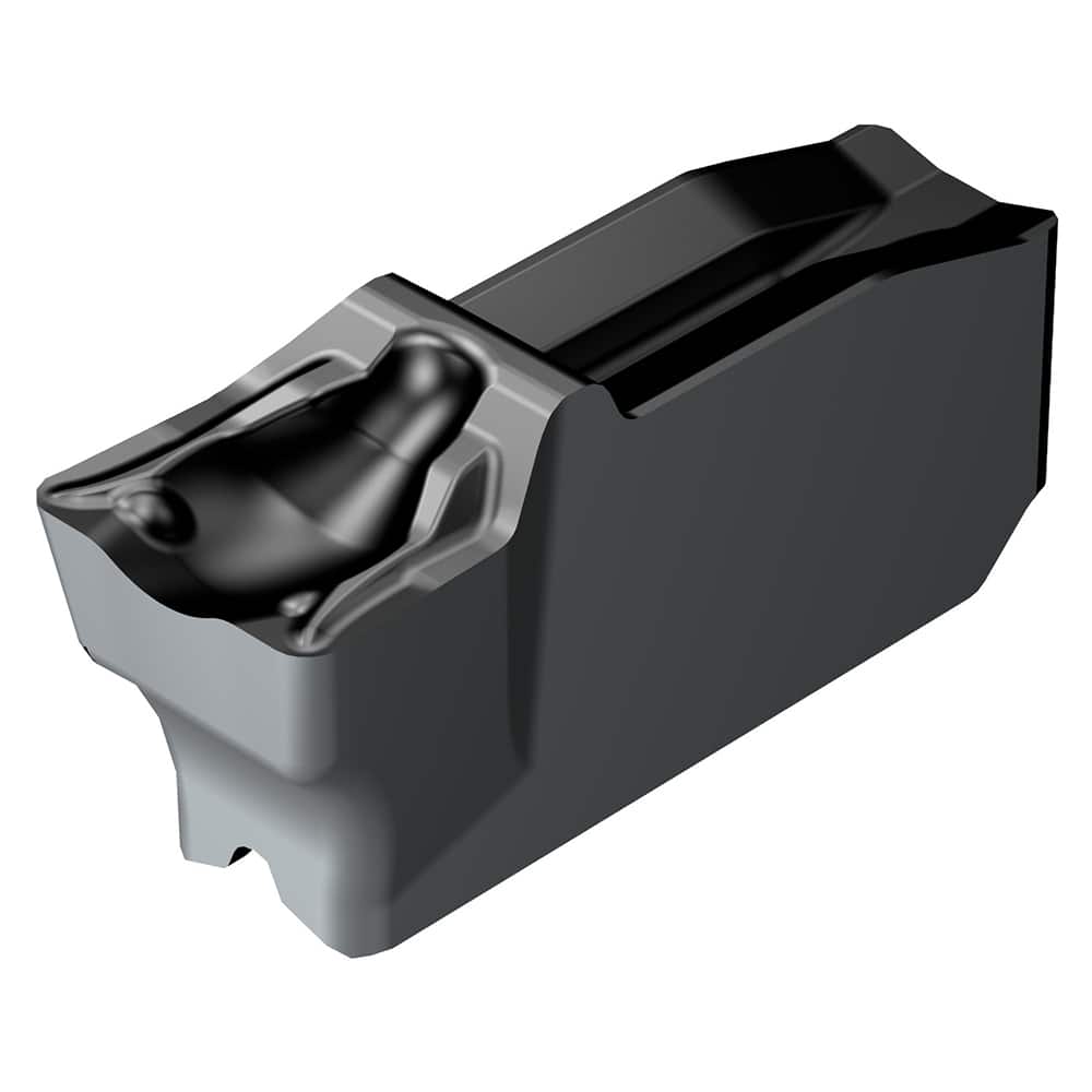 Grooving Insert: QI-NHTF 1105, Solid Carbide Neutral, 0.1575″ Cutting Width, 0.0906″ Max Depth, Series CoroCut QI
