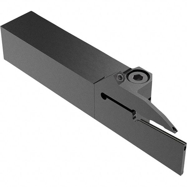 Seco - CFZ, External, Left Hand, 28mm Max Depth of Cut, 2mm Max Groove Width, Indexable Grooving Tool Holder - LC.. 2802.. Insert Compatibility, 20mm Shank Height, 20mm Shank Width, 115mm OAL, Through Coolant - Apex Tool & Supply