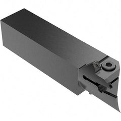 Seco - CFI, External, Left Hand, 19.5mm Max Depth of Cut, 90 to 130mm Groove Width, Indexable Grooving Tool Holder - LC.. 1606.. Insert Compatibility, 25mm Shank Height, 25mm Shank Width, 130.5mm OAL, Through Coolant - Apex Tool & Supply
