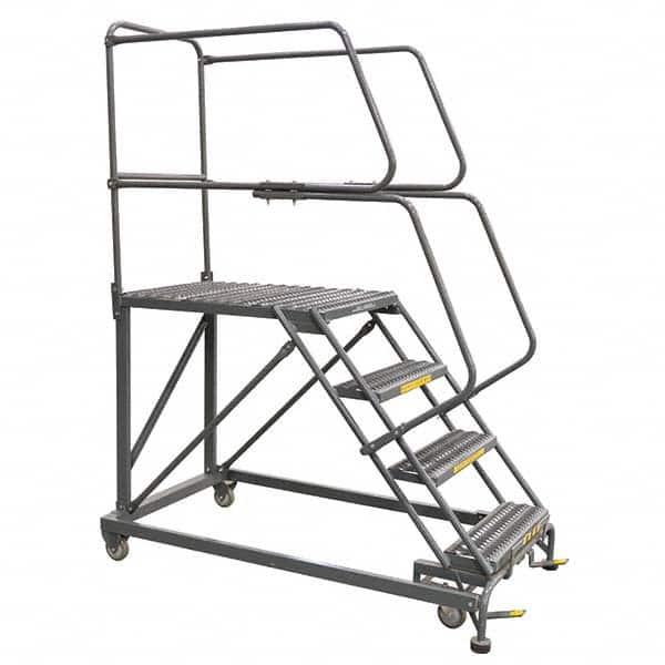 Ballymore - Rolling & Wall Mounted Ladders & Platforms Type: Stairway Slope Ladder Style: 59 Degree Incline - Apex Tool & Supply