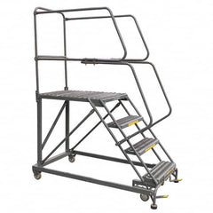 Ballymore - Rolling & Wall Mounted Ladders & Platforms Type: Stairway Slope Ladder Style: 59 Degree Incline - Apex Tool & Supply