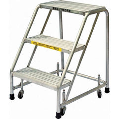 Ballymore - Rolling & Wall Mounted Ladders & Platforms Type: Rolling Style: Spring Loaded Rolling Safety Ladder - Apex Tool & Supply