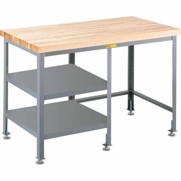 Little Giant - Stationary Work Benches, Tables Type: Work Bench Top Material: Butcher Block Maple - Apex Tool & Supply