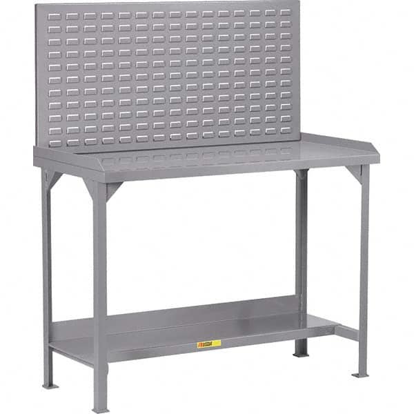 Little Giant - Stationary Work Benches, Tables Type: Work Bench Top Material: 12 Gauge Steel - Apex Tool & Supply