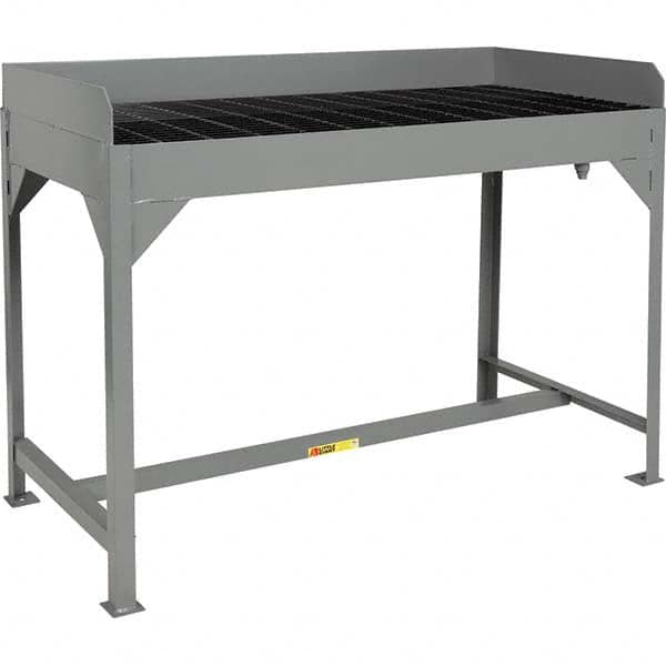 Little Giant - Stationary Work Benches, Tables Type: Parts Washing Table Top Material: Steel Bar Grating - Apex Tool & Supply