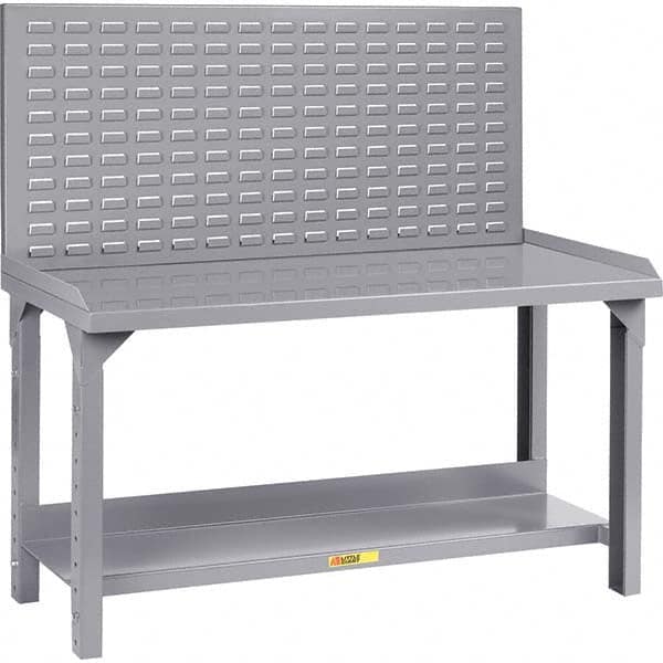 Little Giant - Stationary Work Benches, Tables Type: Work Bench Top Material: 12 Gauge Steel - Apex Tool & Supply