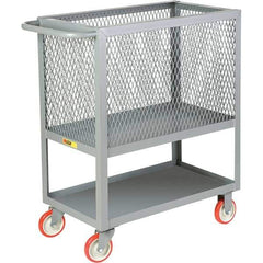 Little Giant - 1,200 Lb Capacity, 1 Shelf, Platform Truck - 36" Long x 24" Wide x 40" High - Apex Tool & Supply