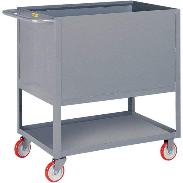 Little Giant - 1,200 Lb Capacity, 1 Shelf, Platform Truck - 32" Long x 18" Wide x 40" High - Apex Tool & Supply