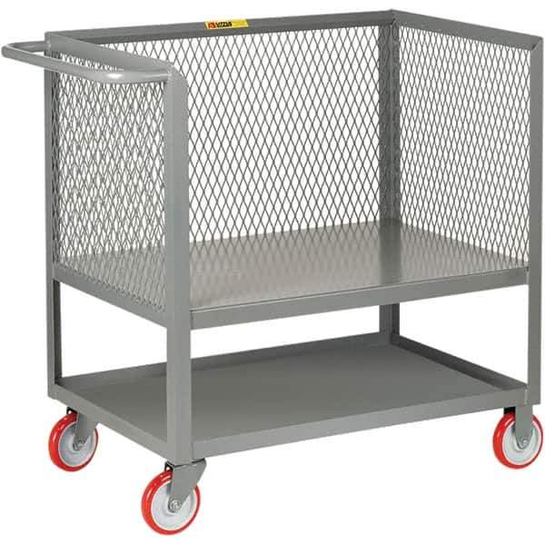Little Giant - 1,200 Lb Capacity, 1 Shelf, Platform Truck - 32" Long x 18" Wide x 40" High - Apex Tool & Supply