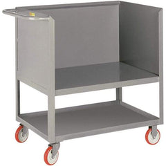 Little Giant - 1,200 Lb Capacity, 1 Shelf, Platform Truck - 48" Long x 24" Wide x 40" High - Apex Tool & Supply