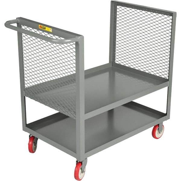Little Giant - 1,200 Lb Capacity, 2 Shelf, Shelf Truck - 48" Long x 24" Wide x 40" High - Apex Tool & Supply