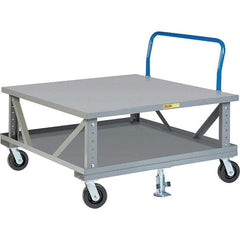Little Giant - 3,600 Lb Capacity Steel Adjustable Pallet Stand - 48" High - Apex Tool & Supply