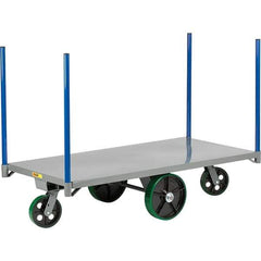 Little Giant - 4,000 Lb Capacity Steel Pipe Stake Truck - Steel Deck, 24" OAW, 48" Platform Length - Apex Tool & Supply