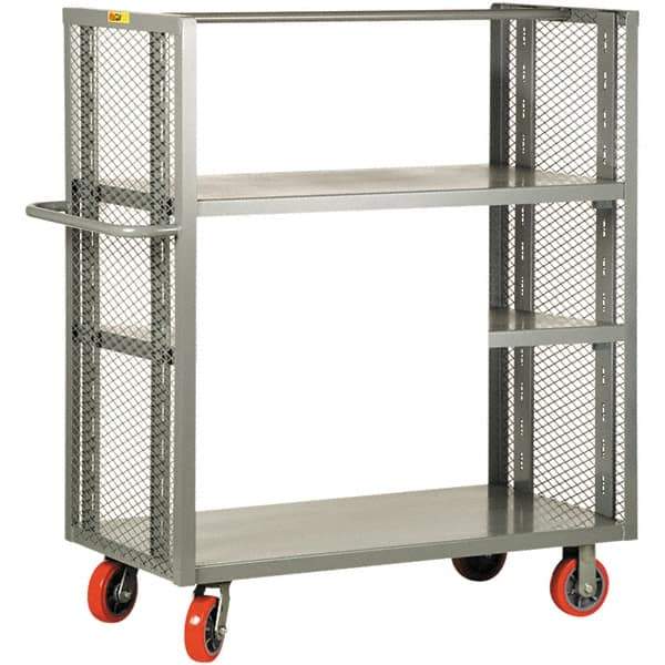 Little Giant - 3,600 Lb Capacity, 2 Shelf, Shelf Truck - 60" Long x 30" Wide x 57" High - Apex Tool & Supply