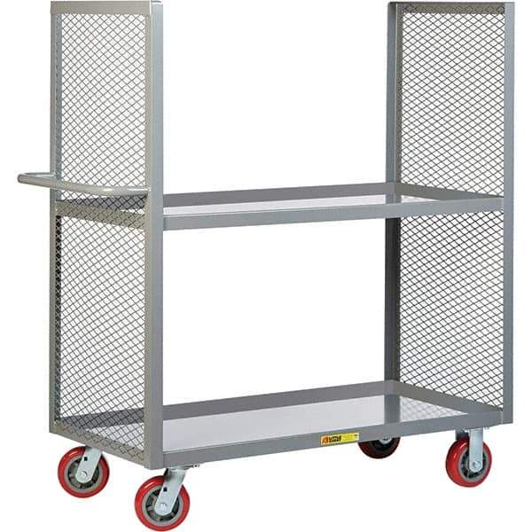 Little Giant - 3,600 Lb Capacity, 2 Shelf, Shelf Truck - 48" Long x 24" Wide x 57" High - Apex Tool & Supply