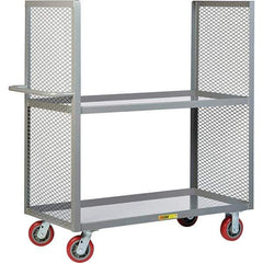 Little Giant - 3,600 Lb Capacity, 2 Shelf, Shelf Truck - 48" Long x 24" Wide x 57" High - Apex Tool & Supply