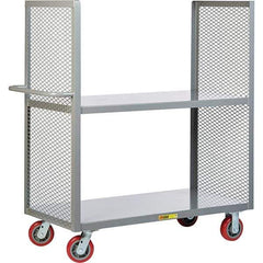 Little Giant - 3,600 Lb Capacity, 2 Shelf, Shelf Truck - 60" Long x 24" Wide x 57" High - Apex Tool & Supply