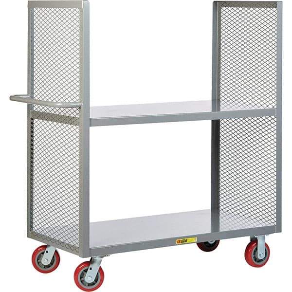 Little Giant - 3,600 Lb Capacity, 2 Shelf, Shelf Truck - 48" Long x 24" Wide x 57" High - Apex Tool & Supply
