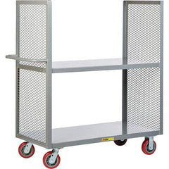 Little Giant - 3,600 Lb Capacity, 2 Shelf, Shelf Truck - 60" Long x 30" Wide x 57" High - Apex Tool & Supply