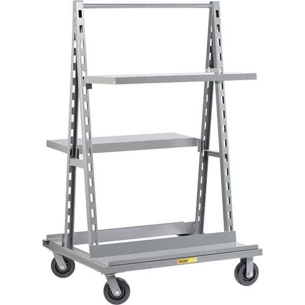 Little Giant - 2 Shelf Steel Shelving - 42" Wide x 67" High x 36" Deep, Gray - Apex Tool & Supply