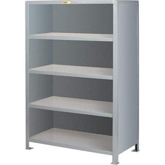 Little Giant - 5 Shelf Steel Shelving - 24" Wide x 72" High x 60" Deep, Gray - Apex Tool & Supply