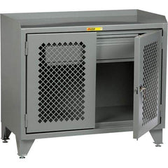 Little Giant - 3,600 Lb Capacity, 1 Drawer Mobile Cabinet Bench - 24" Wide x 43" High - Apex Tool & Supply