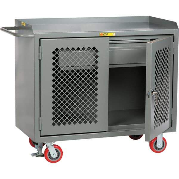 Little Giant - 3,600 Lb Capacity, 1 Drawer Mobile Cabinet - 48" Wide x 43" High - Apex Tool & Supply