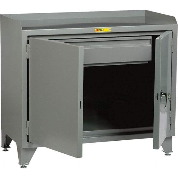 Little Giant - 3,600 Lb Capacity, 1 Drawer Mobile Cabinet Bench - 24" Wide x 43" High - Apex Tool & Supply