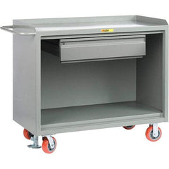 Little Giant - 3,600 Lb Capacity, 1 Drawer Mobile Cabinet - 48" Wide x 43" High - Apex Tool & Supply