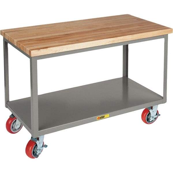 Little Giant - Mobile Work Benches Type: Butcher Block Top Length: 30 (Inch) - Apex Tool & Supply