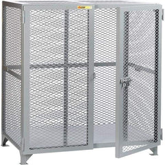 Little Giant - 1 Shelf Storage Cabinet - Steel, 49" Wide x 27" Deep x 52" High - Apex Tool & Supply