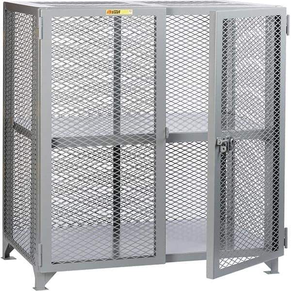 Little Giant - 1 Shelf Storage Cabinet - Steel, 49" Wide x 33" Deep x 52" High - Apex Tool & Supply