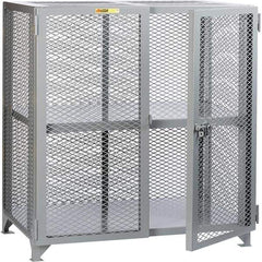 Little Giant - 1 Shelf Storage Cabinet - Steel, 49" Wide x 33" Deep x 52" High - Apex Tool & Supply
