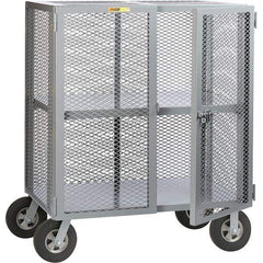 Little Giant - 1,500 Lb Capacity, 1 Shelf, Security Cart - 33" Long x 49" Wide x 61" High - Apex Tool & Supply