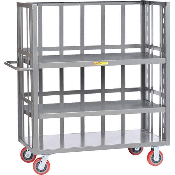 Little Giant - 3,600 Lb Capacity, 2 Shelf, Shelf Truck - 60" Long x 24" Wide x 57" High - Apex Tool & Supply