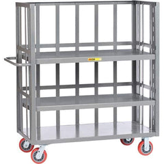 Little Giant - 3,600 Lb Capacity, 2 Shelf, Shelf Truck - 60" Long x 24" Wide x 57" High - Apex Tool & Supply