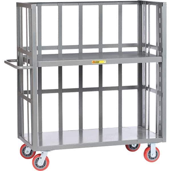 Little Giant - 3,600 Lb Capacity, 1 Shelf, Shelf Truck - 60" Long x 24" Wide x 57" High - Apex Tool & Supply