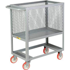 Little Giant - 1,200 Lb Capacity, 1 Shelf, Platform Truck - 37" Long x 18" Wide x 40" High - Apex Tool & Supply