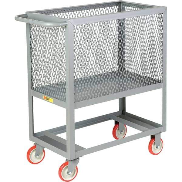 Little Giant - 1,200 Lb Capacity, 1 Shelf, Platform Truck - 53" Long x 24" Wide x 40" High - Apex Tool & Supply