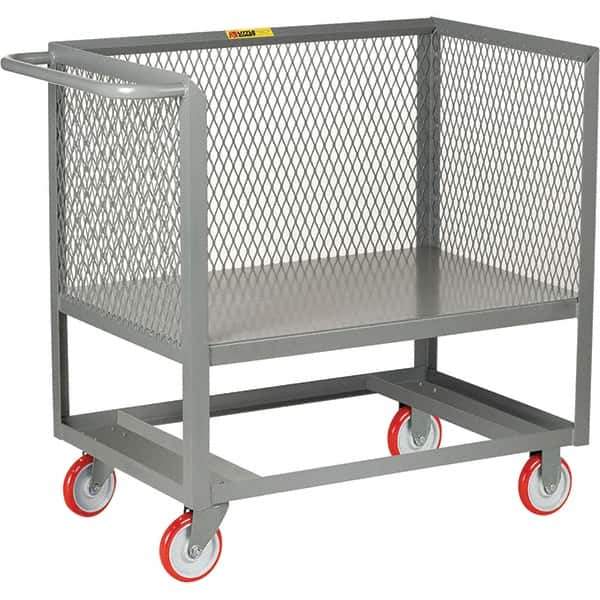 Little Giant - 1,200 Lb Capacity, 1 Shelf, Platform Truck - 37" Long x 18" Wide x 40" High - Apex Tool & Supply