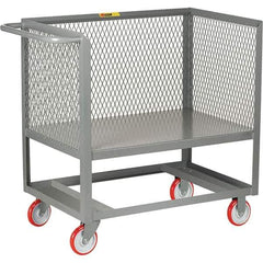 Little Giant - 1,200 Lb Capacity, 1 Shelf, Platform Truck - 53" Long x 24" Wide x 40" High - Apex Tool & Supply