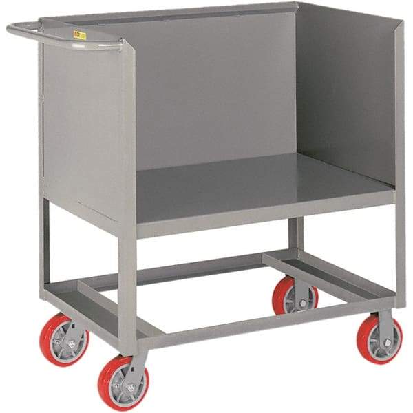 Little Giant - 2,000 Lb Capacity, 1 Shelf, Platform Truck - 65" Long x 30" Wide x 40" High - Apex Tool & Supply