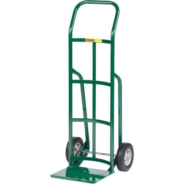 Little Giant - 800 Lb Capacity 47" OAH Hand Truck - Continuous Handle, Steel, Rubber Wheels - Apex Tool & Supply